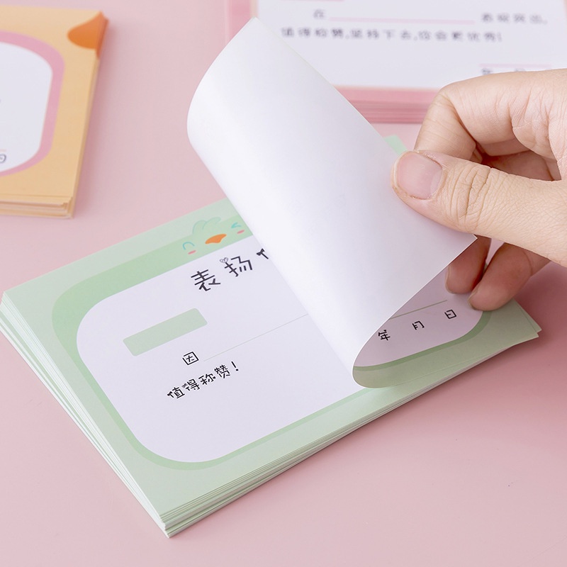 Tập 50 tờ Giấy khen cho bé tiếng Trung Quốc