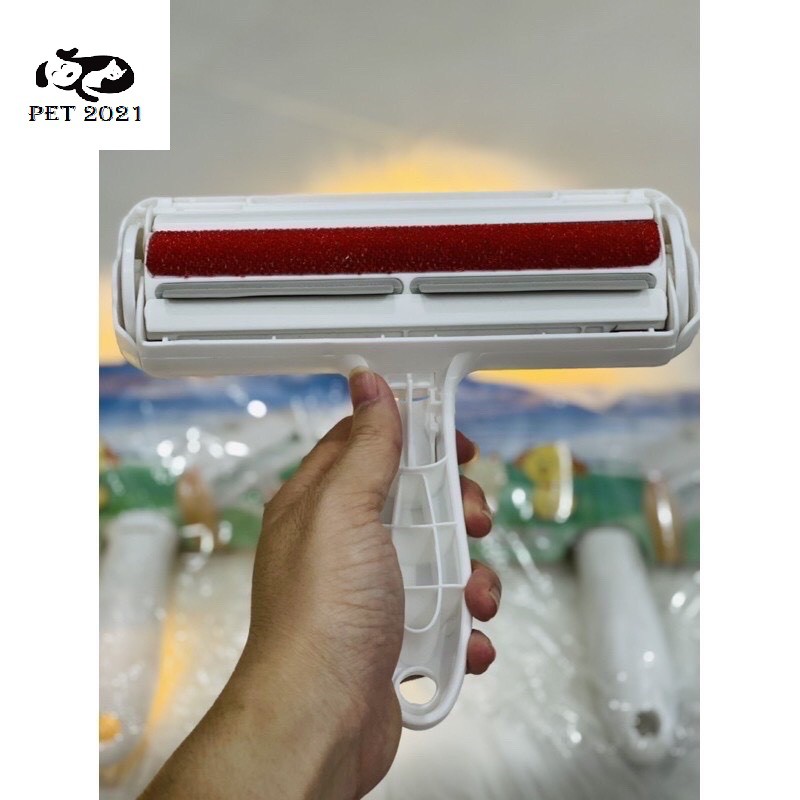 Cây Lăn Lông Dành Cho Chó Mèo-Lăn Tĩnh Điện Hút Lông Thú Cưng Làm Sạch Giường Chăn Đệm Sofa