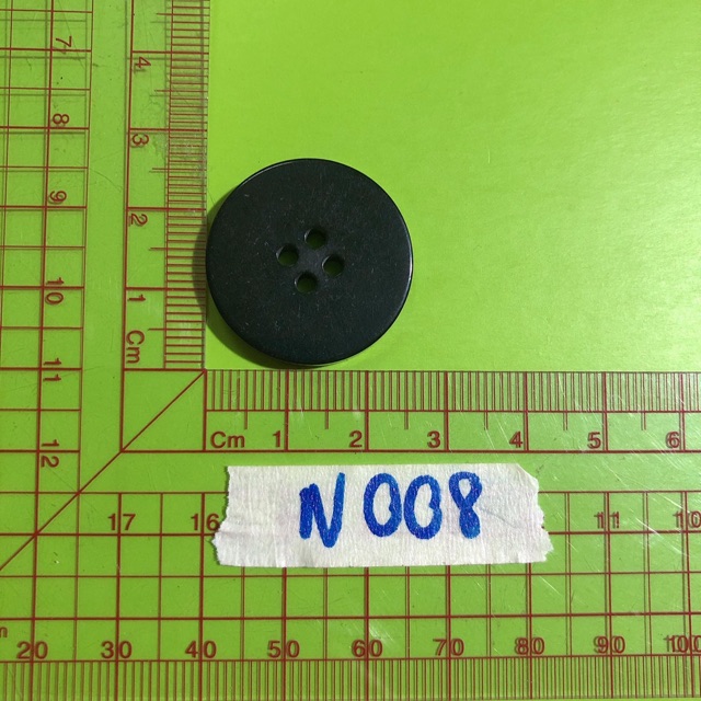 Combo 5 cúc áo,khuy áo ,nút áo đen size to N005-008