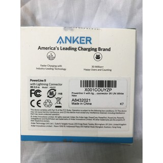 [Hoàn xu 12%]Dây sạc Iphone Anker Powerline II Lightning cable - A8432