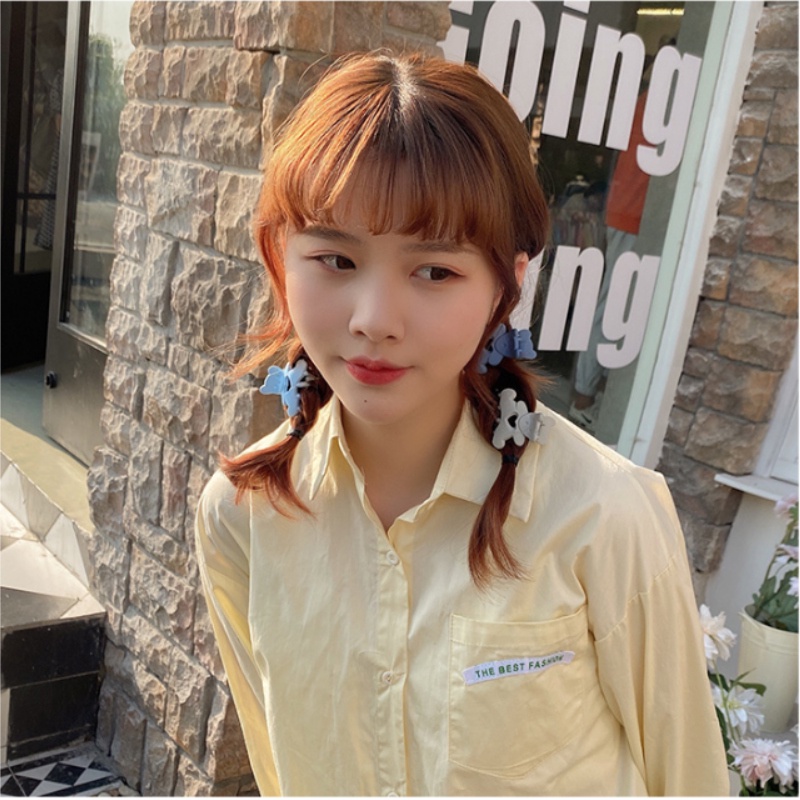 Kẹp Tóc Hình Gấu Hoạt Hình Đơn Giản Phong Cách Hàn Quốc