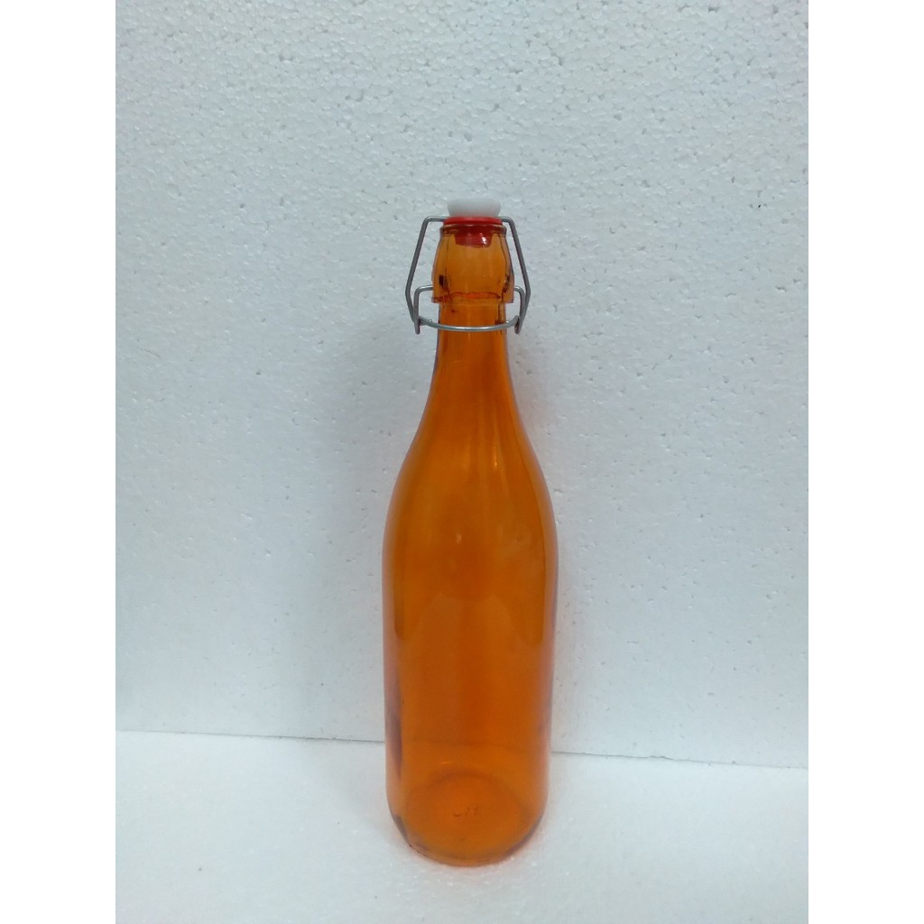 Chai Thủy Tinh Tròn Giara Đựng Sữa 1000ml Đủ màu