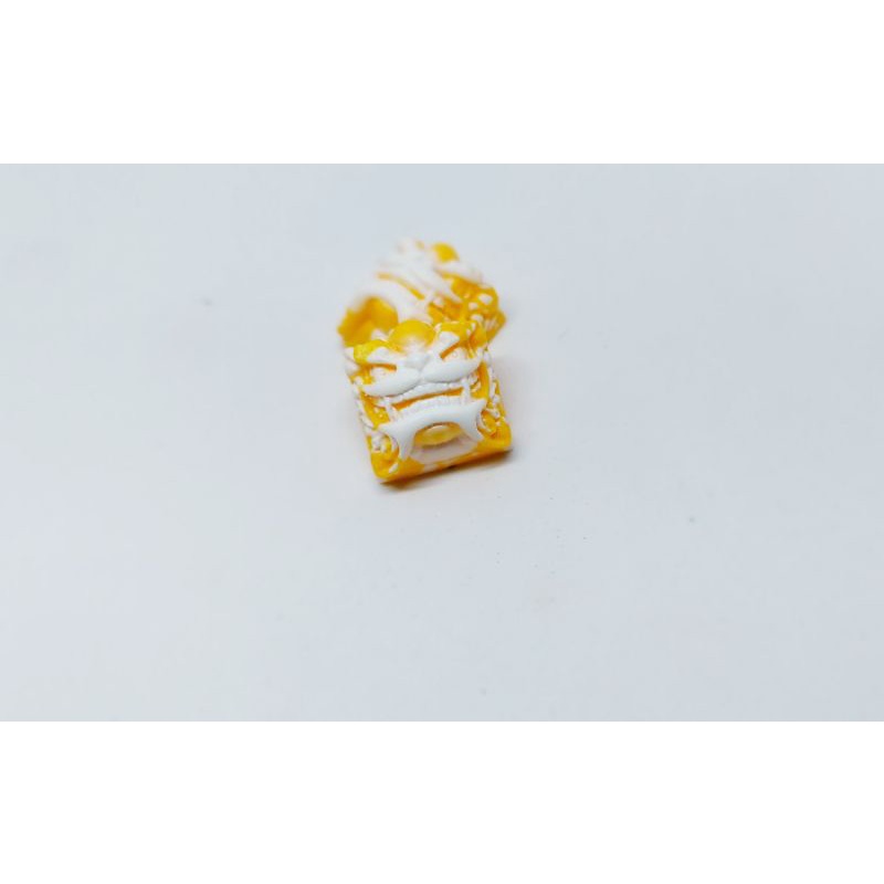 Keycap Shishi clone tone trắng vàng trang trí bàn phím cơ gaming