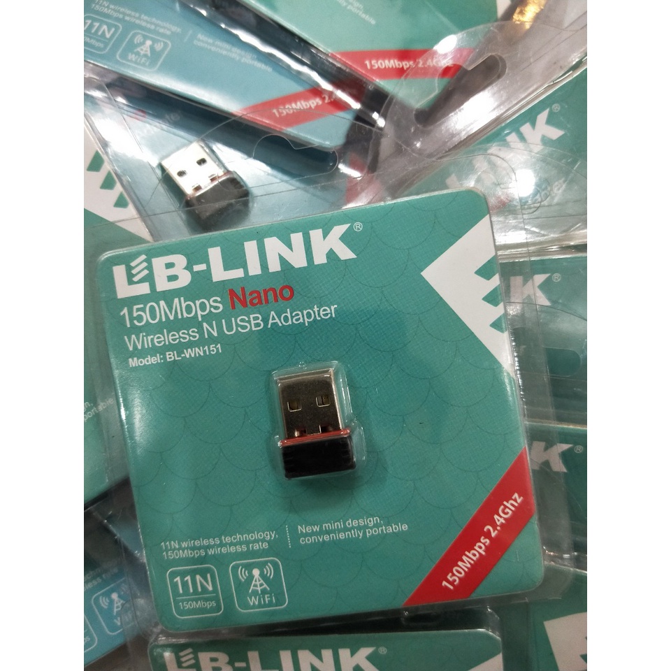 Usb thu wifi LB-LINK BL-WN151 không râu tăng tốc độ wifi cho laptop, pc thiết kế nhỏ gon tiện lợi