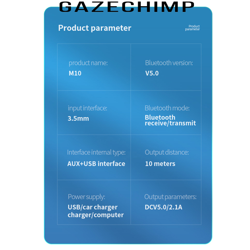 Bộ Thu Phát Bluetooth 5.0 Gazechimp M10 Tích Hợp Mic Cho Tv | BigBuy360 - bigbuy360.vn