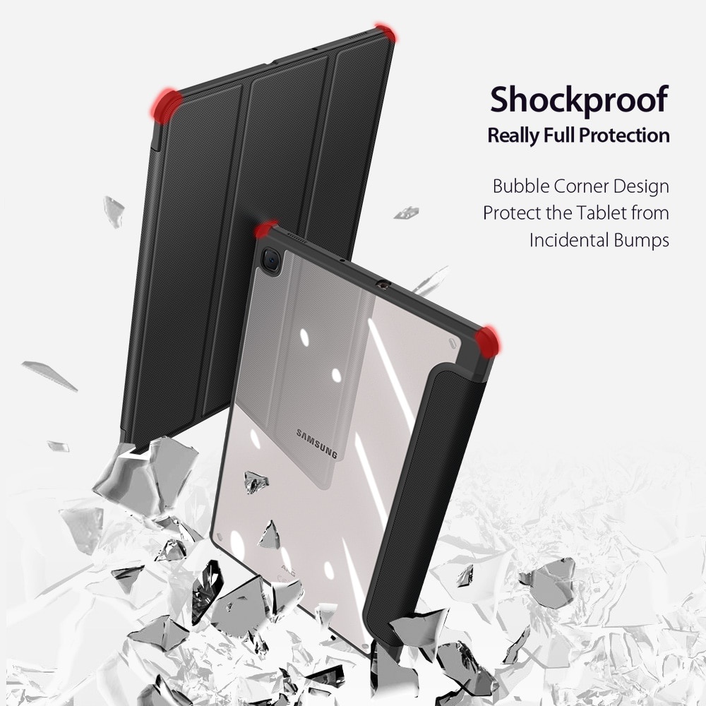 Dllencase Bao da máy tính bảng có ngăn đựng bút cho Samsung Galaxy Tab S6 Lite 10.4 A7 Lite 8.7 S7 11 Plus FE 12.4 A163