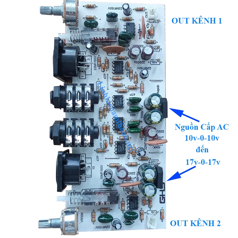 mạch Lọc sub dành cho main mạch input