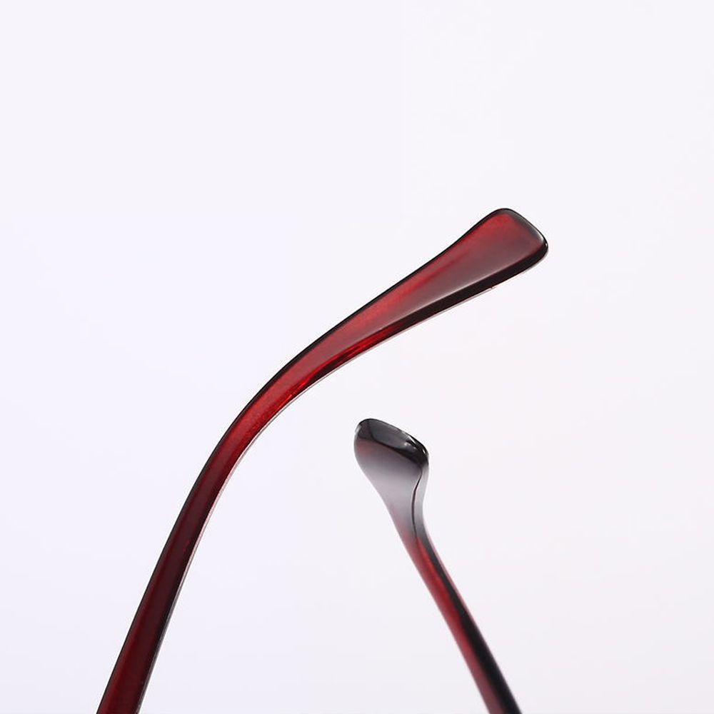 CLEVER +1.00~+4.00 Presbyopia Eyewear Ultralight Eyeglasses Reading Glasses Vision Care Portable Spring Hinge Unisex Diamond-cut/Multicolor