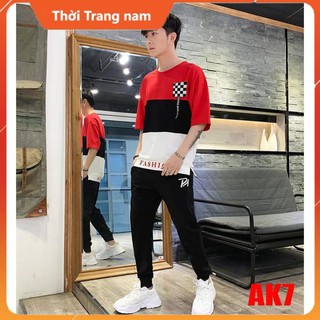 Bộ quần áo túi kẻ caro - AG4