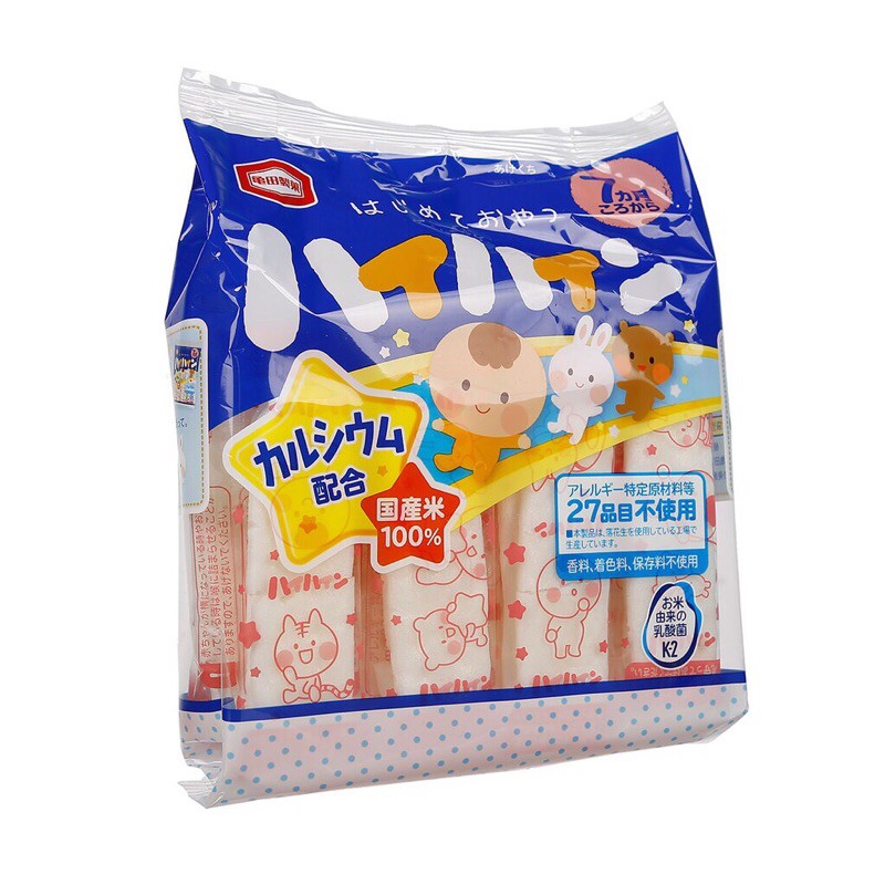 BÁNH GẠO TƯƠI HAIN HAIN/BÁNH PUFF nội địa Nhật/MỸ cho bé từ 7 tháng