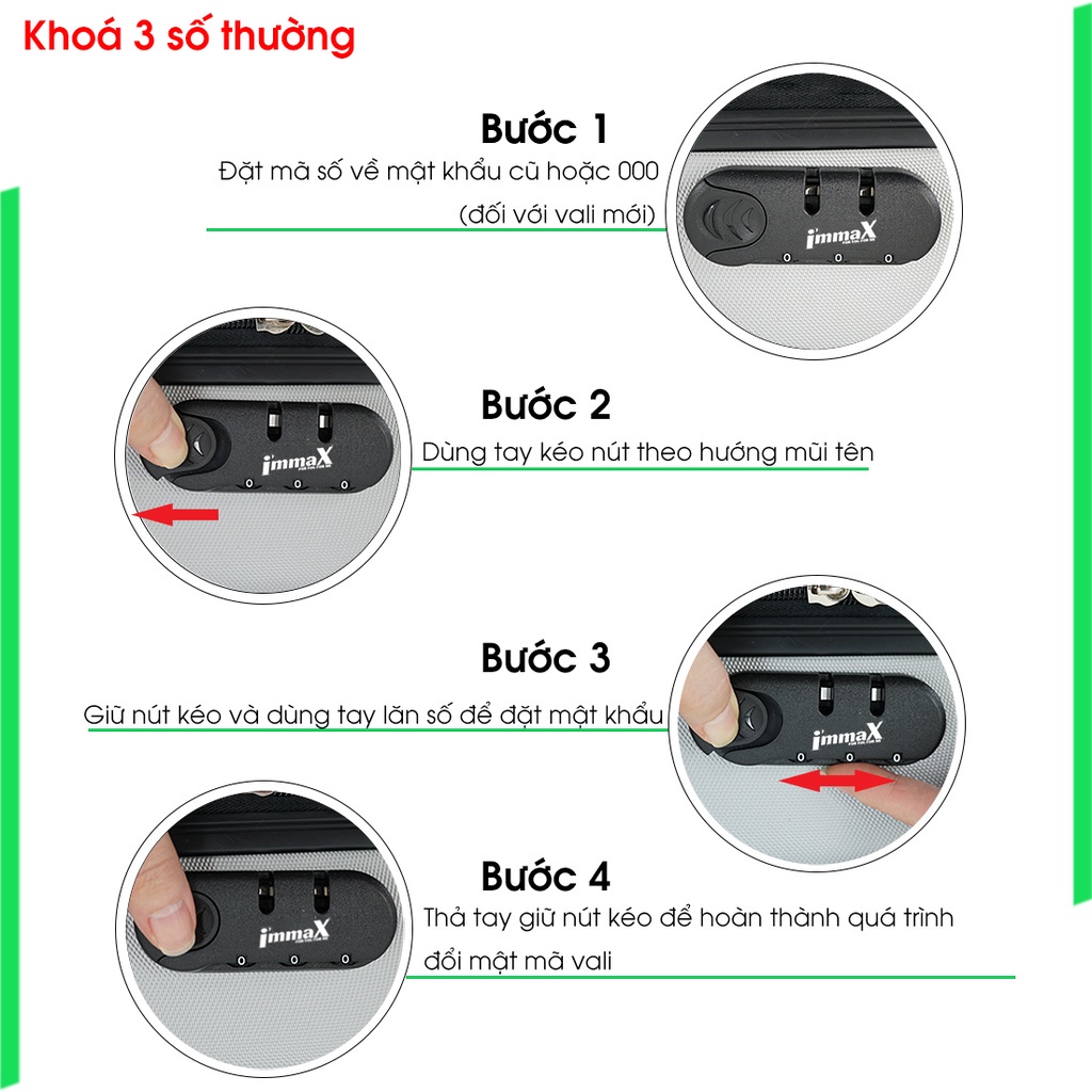 Vali kéo size 24 , vali size 20 xách tay Chống Va Đập Nhựa ABS + PC Hàng Chính Hãng ValiLiz Bảo hành  năm