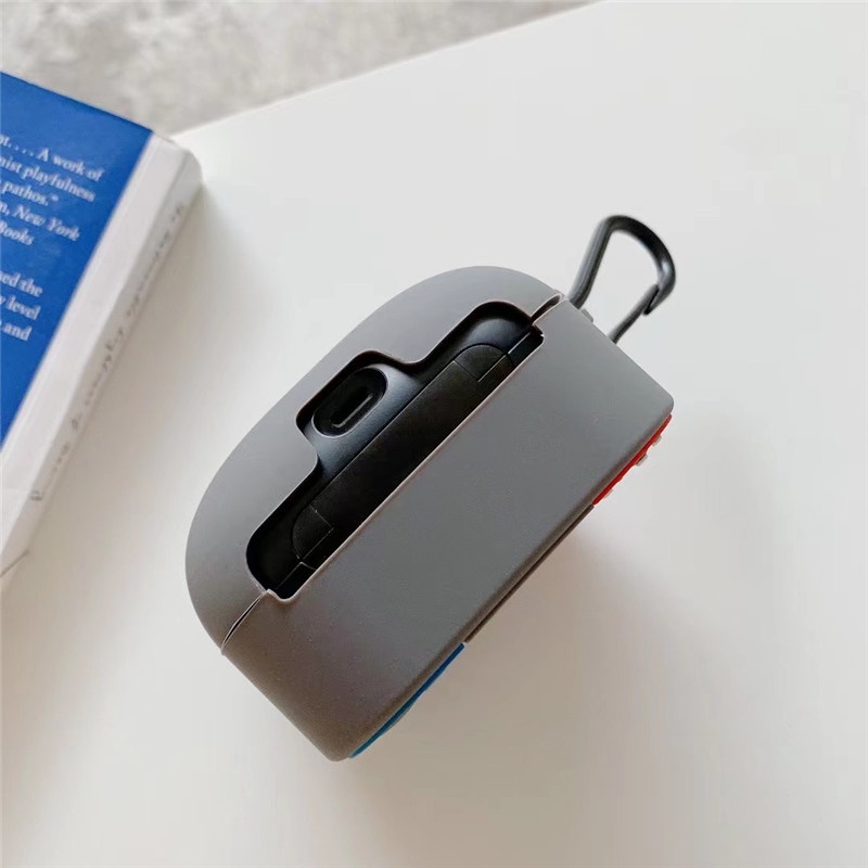 Vỏ Bảo Vệ Hộp Sạc Tai Nghe Airpod Pro Bằng Silicon Mềm Hình Chú Gấu/Mèo Dễ Thương