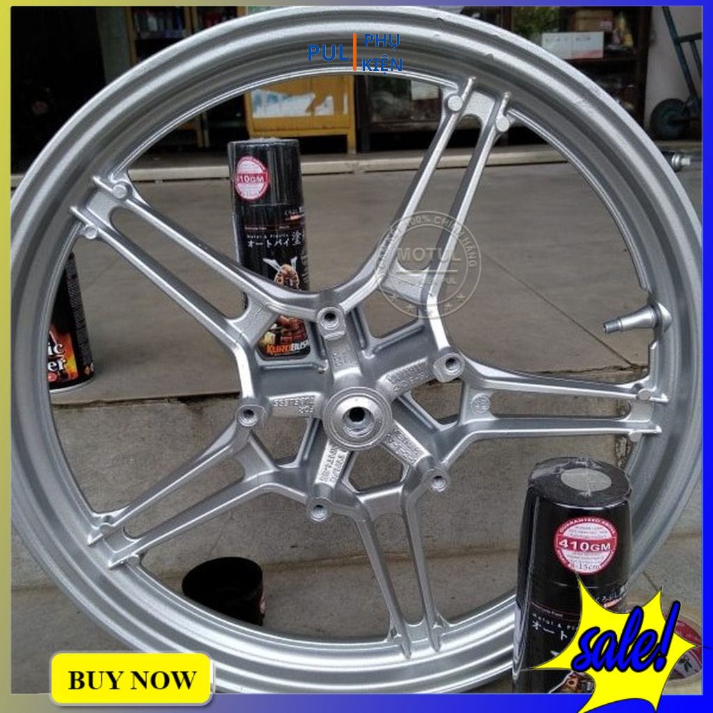 Sơn samurai màu bạc kim loại Y3 làm mới đẹp xe bám tốt chống gỉ sét hàng chính hãng