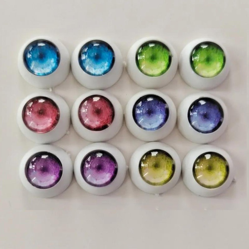 Cặp Mắt Giả Cho Búp Bê 1 / 3 1 / 4 1 / 6 1 / 8 bjd 10 / 12 / 14 / 16 / 18mm