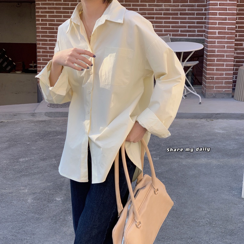 Áo sơ mi tay dài thiết kế thời trang dành cho nữ