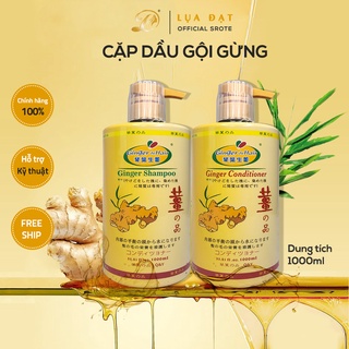 COMBO Cặp Gội- Xả Gừng Tươi Nhật Bản Giảm Gàu, Giảm Rụng Tóc