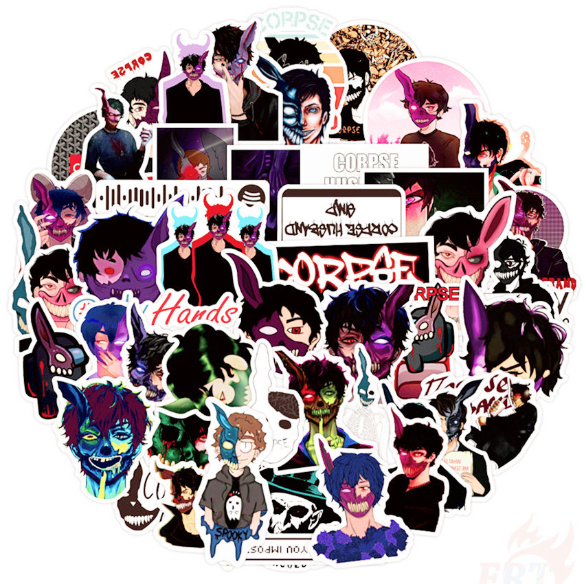 100Pcs/Set ❉ Corpse Husband Series A Stickers ❉ Anime Cartoon DIY Fashion Luggage Laptop Skateboard Decals Doodle Stickers