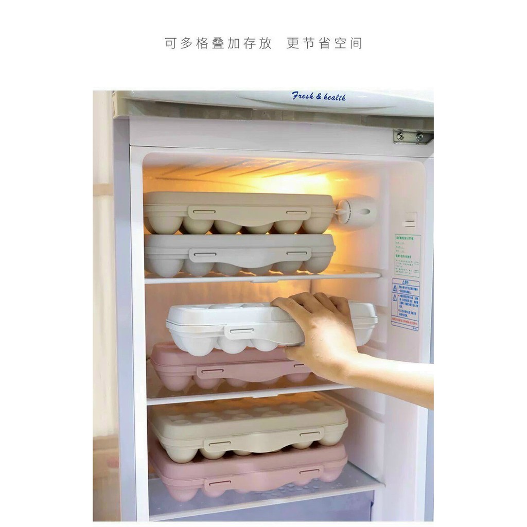 Hộp đựng trứng lúa mạch để tủ lạnh sạch sẽ, an toàn cho sức khỏe