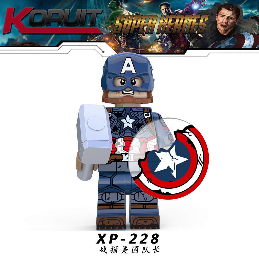 Mô hình láp ráp nhân vật Captian America