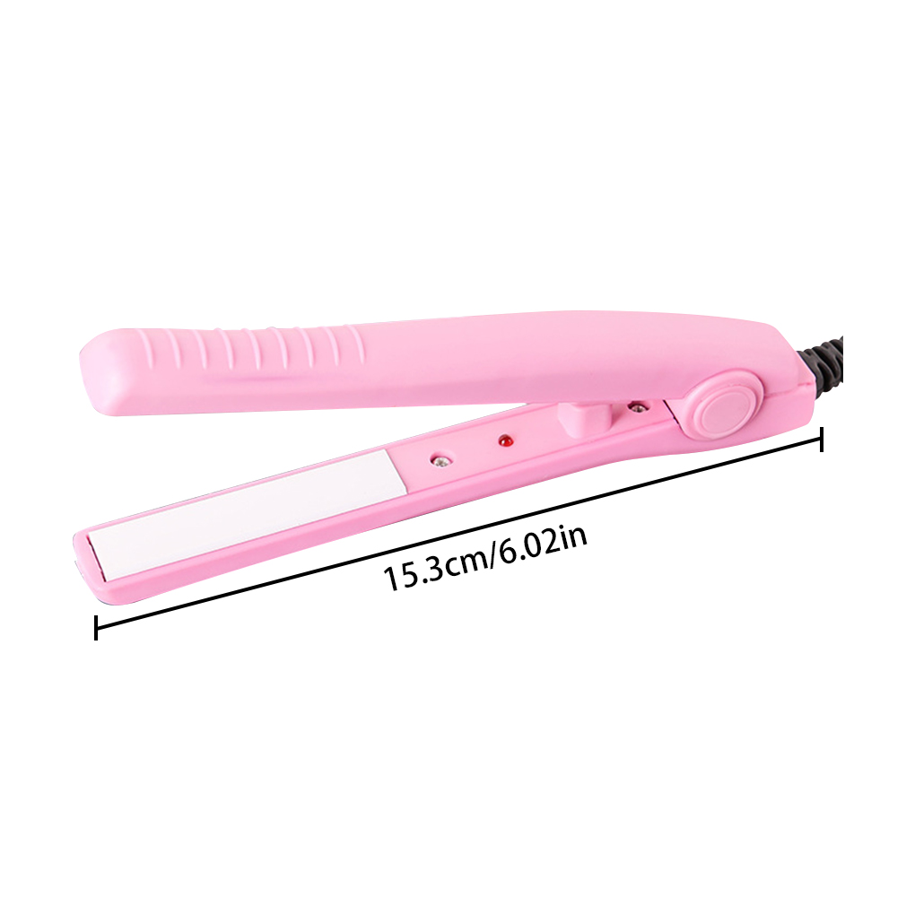 (Hàng Mới Về) Máy Duỗi Và Uốn Tóc Mini 2 Trong 1 Chất Lượng Cao