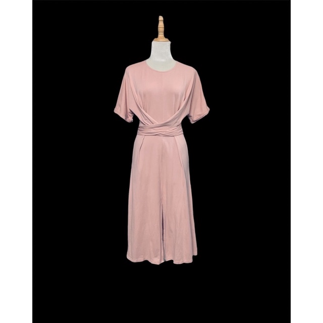 Đầm thun cột eo Free size
