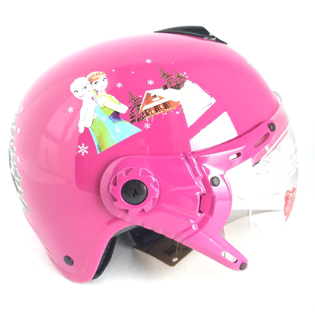 Mũ bảo hiểm trẻ em có kính - Siêu dễ thương - V&amp;S Helmet - VS103KS - Elsa -  Among Us - Dành cho bé từ 3 đến 6 tuổi