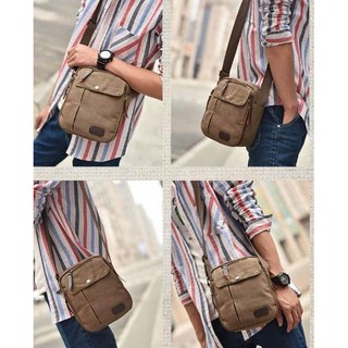 Túi Đeo Chéo Canvas Thời Trang Cho Nam