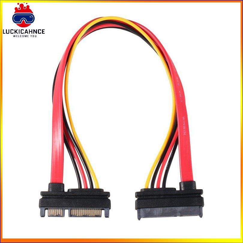 Dây Cáp Mở Rộng 30cm 15 + 7 Pin Sata Hdd Male Sang Female | BigBuy360 - bigbuy360.vn