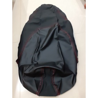 Da yên zin chính hãng Nouvo 5 - SX Yamaha màu đen - chỉ đỏ