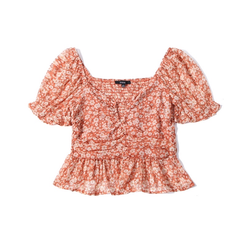 Áo hoa nhí peplum blashe