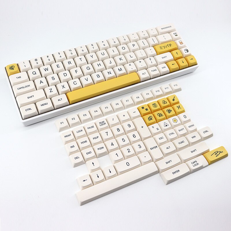 Bàn Phím Cơ 137 Phím PBT XDA Màu Xanh Lá Sữa Phong Cách Nhật Bản