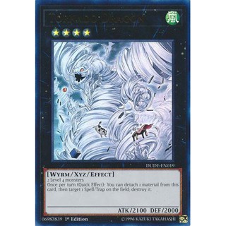 Zare Yugioh ] Lá bài thẻ bài DUDE-EN019 - Tornado Dragon - Ultra Rare