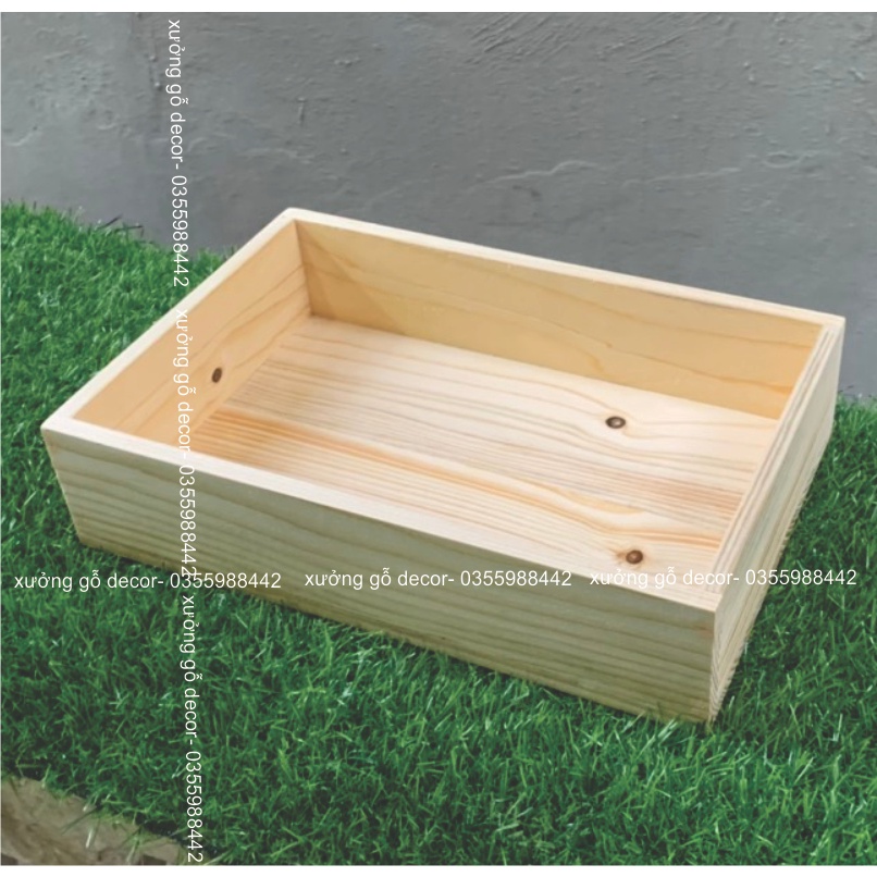 Khay Đựng Qùa Tết, Khay Đựng Hoa Qủa, Qùa Tặng Giá Rẻ- Wooden Tray