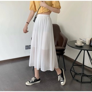 Chân váy xếp ly nhỏ