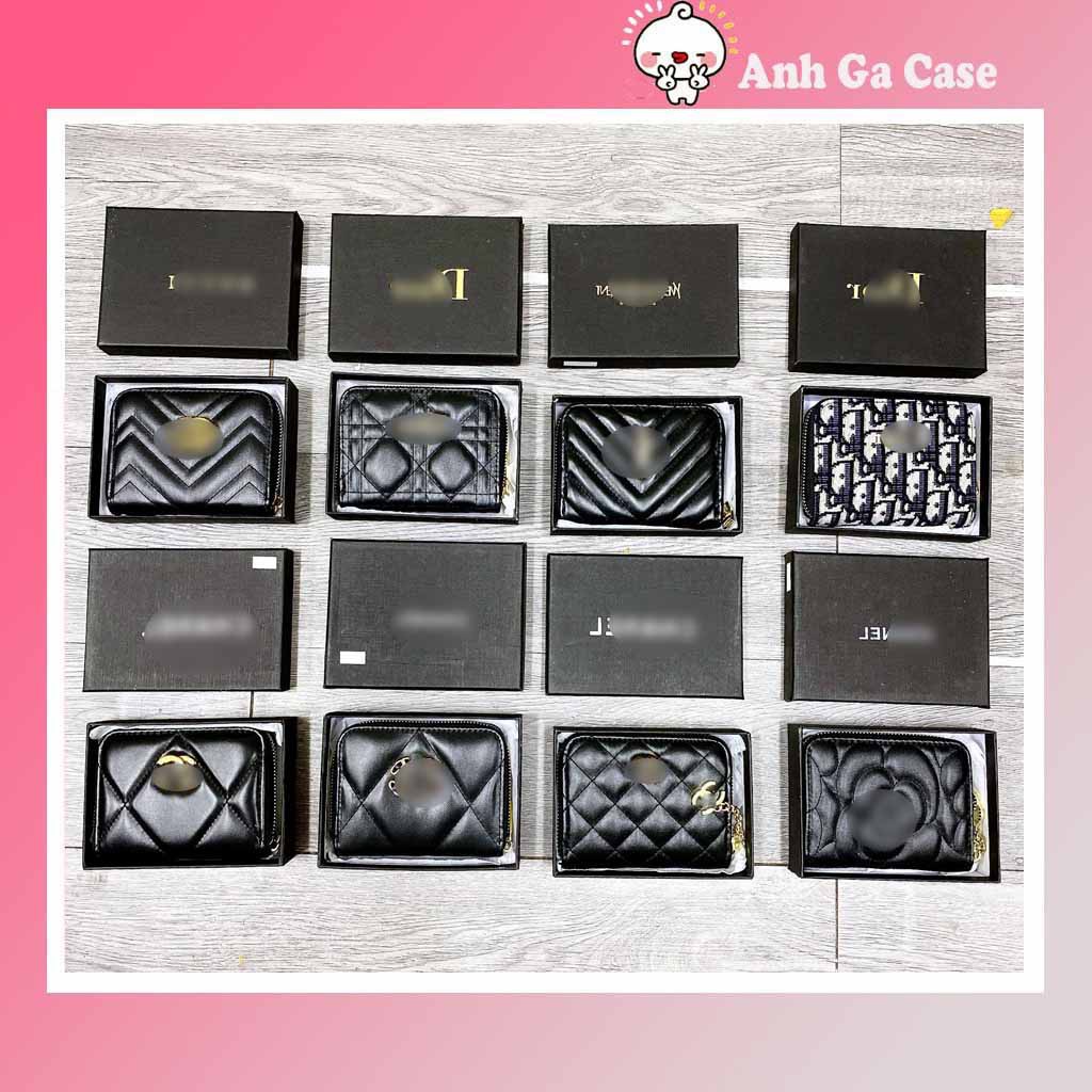 Ví nữ thời trang mini cầm tay kéo khóa (kèm hộp)