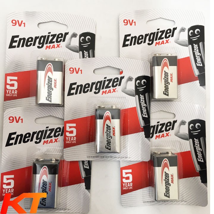 Pin 9V Energizer alkaline Max 522 BP1