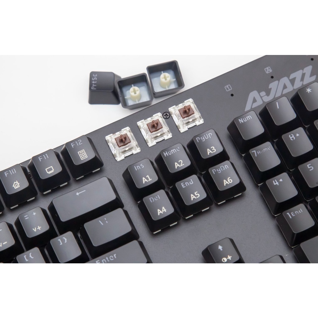 Bàn Phím Cơ Gaming AJazz DKM160 Led Rainbow Chính Hãng Bảo Hành 24 Tháng