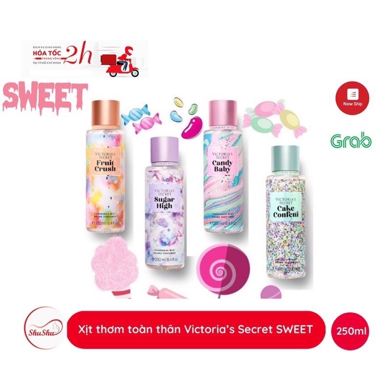 [ ShuShu_VIC ] Xịt thơm toàn thân Victoria Secret SWEET