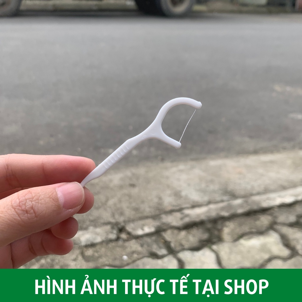 Tăm chỉ nha khoa Dental Floss tăm nhựa xỉa răng loại tốt Nhật Bản