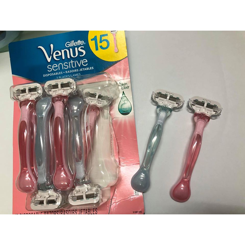 Dao cạo dành cho nữ Gillette Venus Sensitive cao cấp - USA