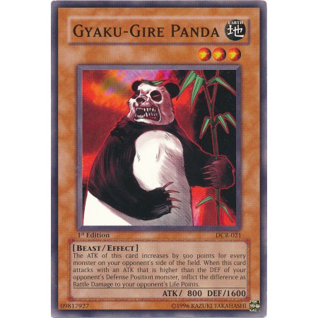 Thẻ bài Gyaku-Gire Panda - DCR-021 - Common 1st Edition