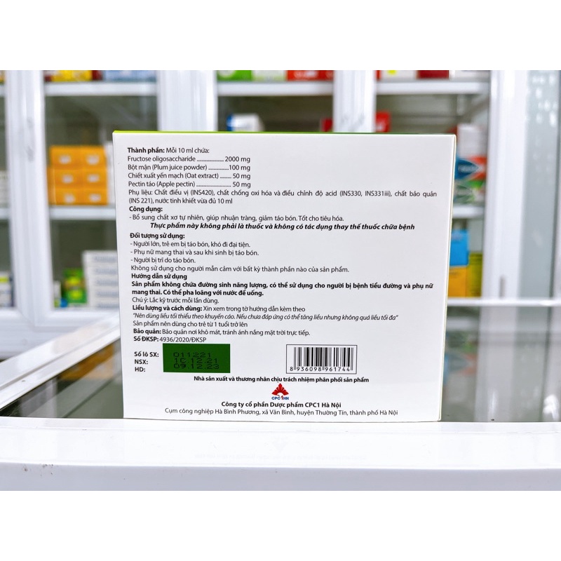 ✅ NOVOLAX Hộp 10 ống giúp bổ sung chất xơ, giảm táo bón, tốt cho tiêu hoá