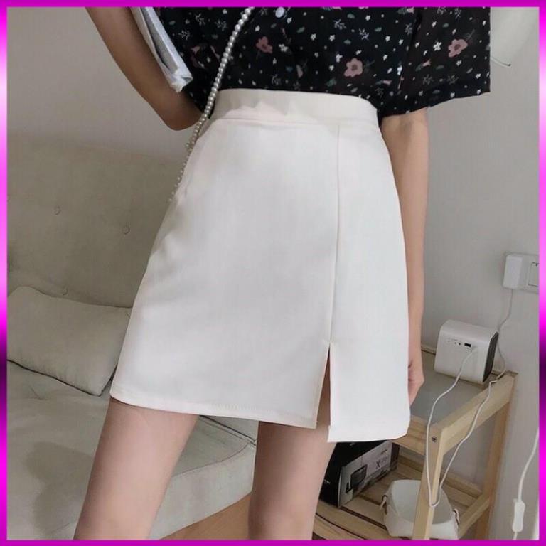 [Xả Kho 3 Ngày] CHÂN VÁY CHỮ A CẠP CAO XẺ TRƯỚC - CHÂN VÁY CÔNG SỞ COTTON CAO CẤP THIẾT KẾ XUẤT NHẬP KHẨU | BigBuy360 - bigbuy360.vn