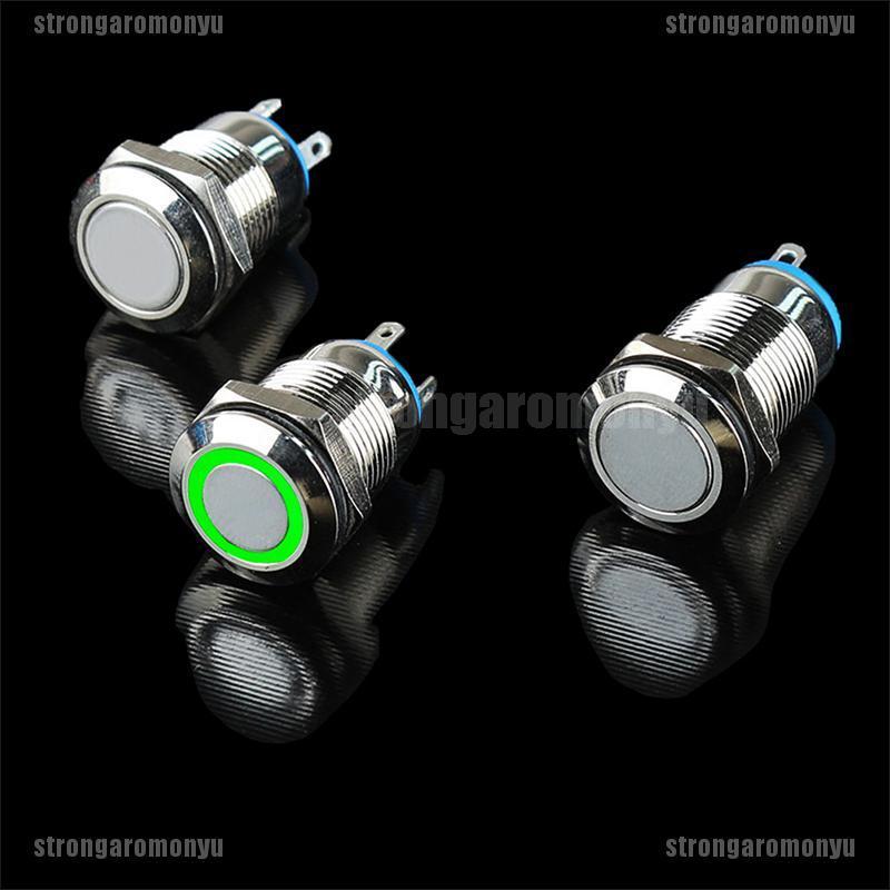 Công tắc đèn led bằng kim loại 12mm chuyên dụng