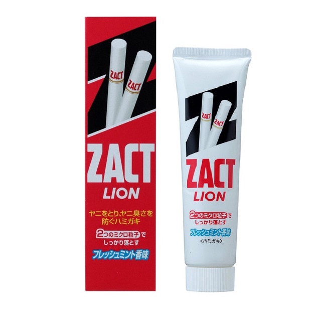 Kem đánh răng cho người hút thuốc ZACT LION 150g ( NHẬT )