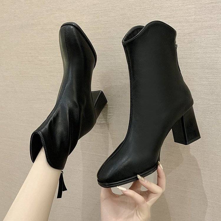 ❤️ Bán N ng❤️ Giày Bốt Da Mềm Cao Tới Gối Phối Nhung Thời Trang Thu Đông 2023 Cho Nữ