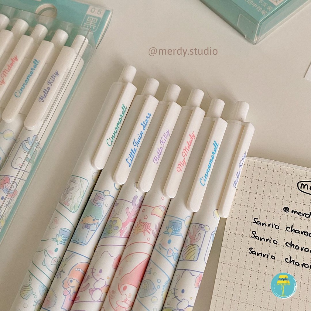 Bút mực đen GuangBo Sanrio Characters ngòi 0.5mm