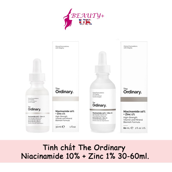 Tinh chất The Ordinary Niacinamide 10% + Zinc 1% 30-60ml