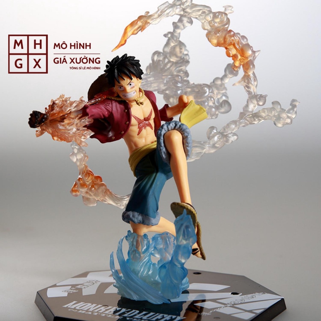 Mô hình Luffy One Piece gear 2 haki figure F.zero hàng cao cấp đế có chữ tên nhân vật M.luffy cao 20cm hiệu ứng đặc biệt