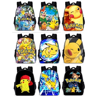 Balo Đi Học In Hình Pokemon Pikachu Dễ Thương Cho Bé